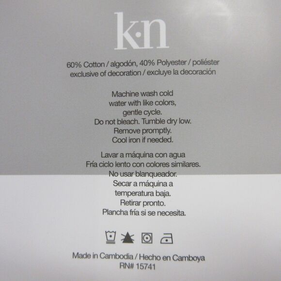 KAREN NEUBURGER Notch Collar 2-piece PJ Set M Pink White Loungewear Pajamas NWT - Picture 10 of 10